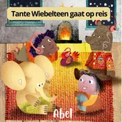 Omslag van Tante Wiebelteen gaat op reis