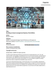 Omslag van Building an Asset Management System
