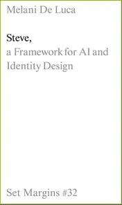 Omslag van Steve: A Framework for AI and Identity Design