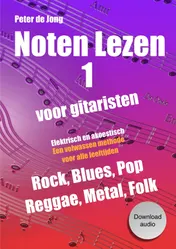 Omslag van Noten Lezen 1 voor Gitaristen