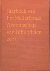 Omslag van Jaarboek van het Nederlands Genootschap van Bibliofielen 2024