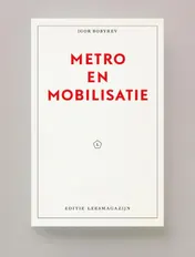 Omslag van Metro en Mobilisatie