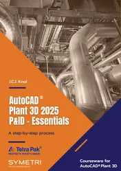 Omslag van AutoCAD Plant3D 2025 P&ID - Essentials