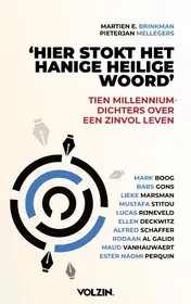 Omslag van 'Hier stokt het hanige heilige woord'