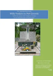 Omslag van Ter nagedachtenis aan Willy Vonken en Piet Gerards