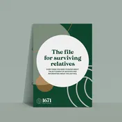 Omslag van The file for surviving relatives