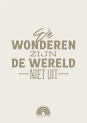 Omslag van De wonderen zijn de wereld niet uit