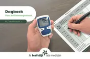 Omslag van Dagboek voor zelfmanagement bij diabetes type 1