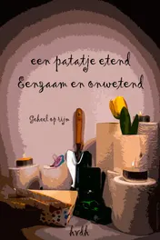Omslag van Een patatje etend, eenzaam en onwetend