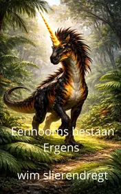 Omslag van Eenhoorns bestaan. Ergens