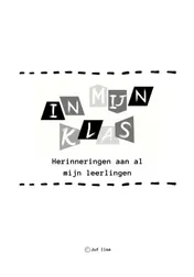 Omslag van In mijn klas invulboek