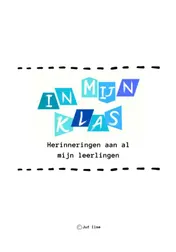 Omslag van In mijn klas invulboek