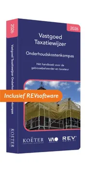 Omslag van Vastgoed Taxatiewijzer Onderhoudskostenkompas 2026