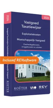 Omslag van Vastgoed Taxatiewijzer Exploitatiekosten Maatschappelijk vastgoed 2026
