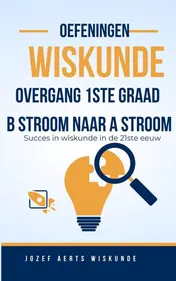 Omslag van Wiskunde overgang van 1B naar 1A