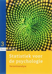 Omslag van 3 Variantieanalyse