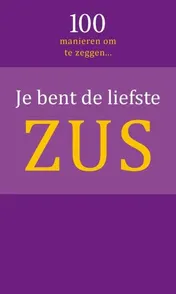 Omslag van Je bent de liefste zus