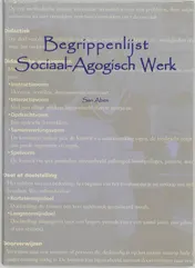 Omslag van Begrippenlijst sociaal agogisch werk