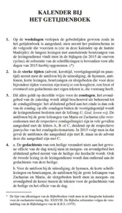 Omslag van Kalender bij het getijdenboek