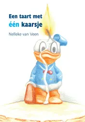 Omslag van Een taart met een kaarsje