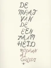Omslag van De maat van de eenzaamheid
