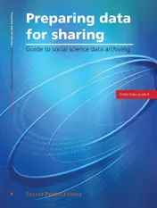 Omslag van Preparing Data for Sharing