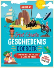 Omslag van Het Grote Geschiedenis Doeboek 2018