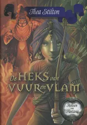 Omslag van De heks van vuur en vlam