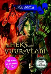 Omslag van De heks van vuur en vlam