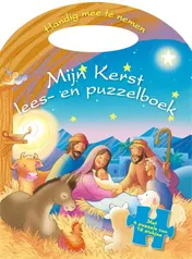 Omslag van Mijn Kerst lees- en puzzelboek