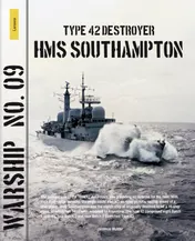 Omslag van Type 42 destroyer Southampton