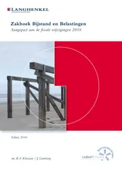 Omslag van Zakboek bijstand en belastingen