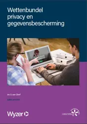 Omslag van Wettenbundel privacy en gegevensbescherming