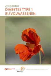 Omslag van Zorgboek Diabetes type 1 bij volwassenen