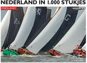 Omslag van Nederland in 1.000 stukjes - Skûtsjesilen - Puzzeltijd