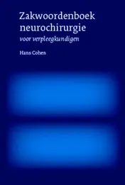 Omslag van Zakwoordenboek neurochirurgie