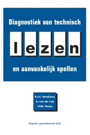 Omslag van Diagnostiek van technisch lezen en aanvankelijk spellen