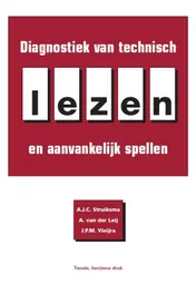 Omslag van Diagnostiek van technisch lezen en aanvankelijk spellen