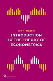 Omslag van Introduction to the Theory of Econometrics