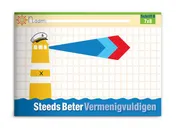 Omslag van Steeds beter vermenigvuldigen - bouwsteen 7x8