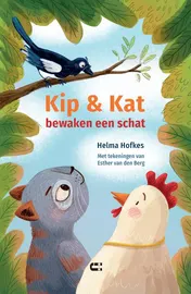 Omslag van Kip en Kat bewaken een schat