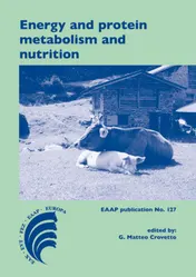 Omslag van Energy and protein metabolism and nutrition