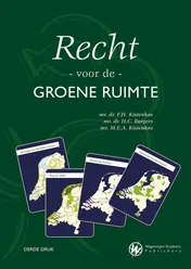 Omslag van Recht voor de groene ruimte
