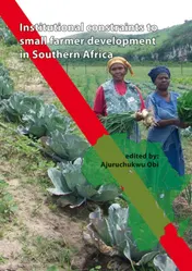 Omslag van Institutional constraints to small farmer development in Southern Africa