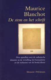 Omslag van De stem en het schrift