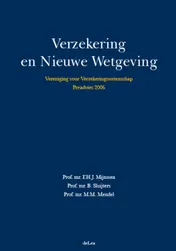 Omslag van Verzekering en Nieuwe Wetgeving
