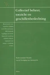 Omslag van Collectief beheer, toezicht en geschillenbeslechting