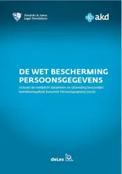 Omslag van Wet bescherming persoonsgegevens