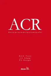 Omslag van Auteurscontractenrecht (ACR)