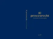 Omslag van IE-procesrecht. Constant in beweging